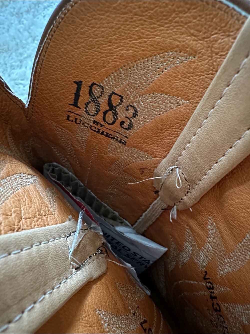 1883 Classic Leather Western Cowboy Boots - Picture 6 of 9